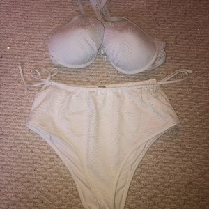 Aerie two piece swimsuit size 36DD and XL
